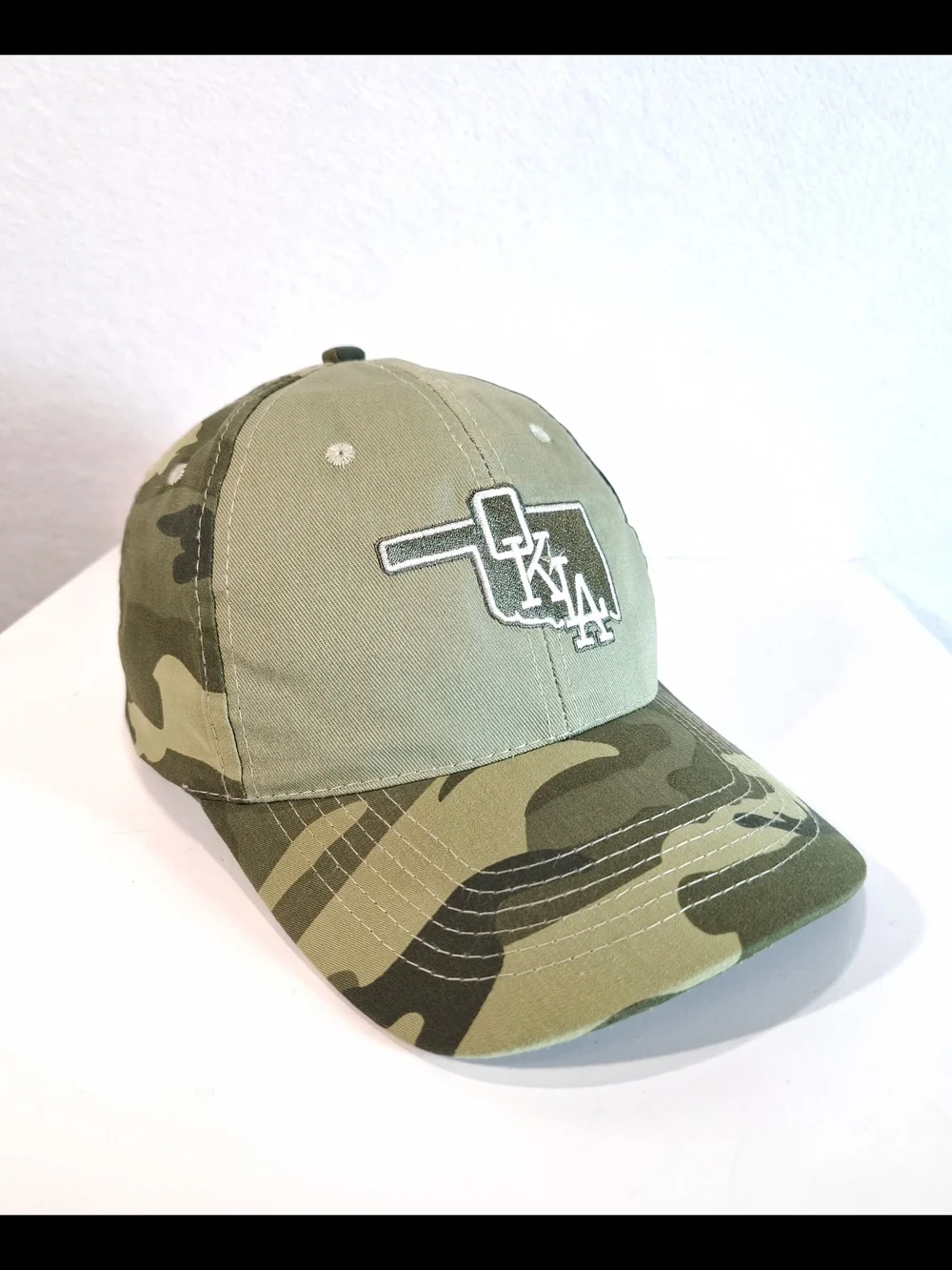 Vintage Camo Oklahoma Dodgers Baseball Cap